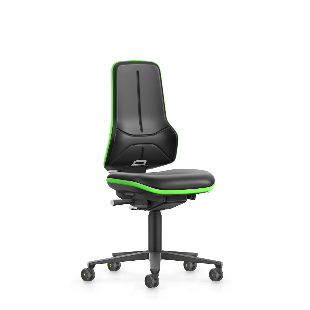 Color flex band:green, Variation:NEON ESD XXL task swivel chair