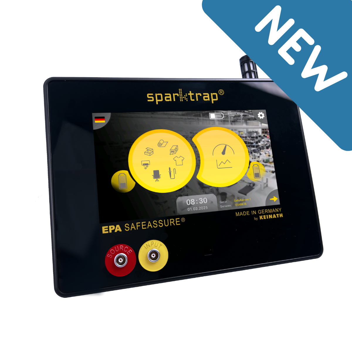 Variation:TERA Ohmmeter TOM TF 610 without electrodes incl. calibration certificate