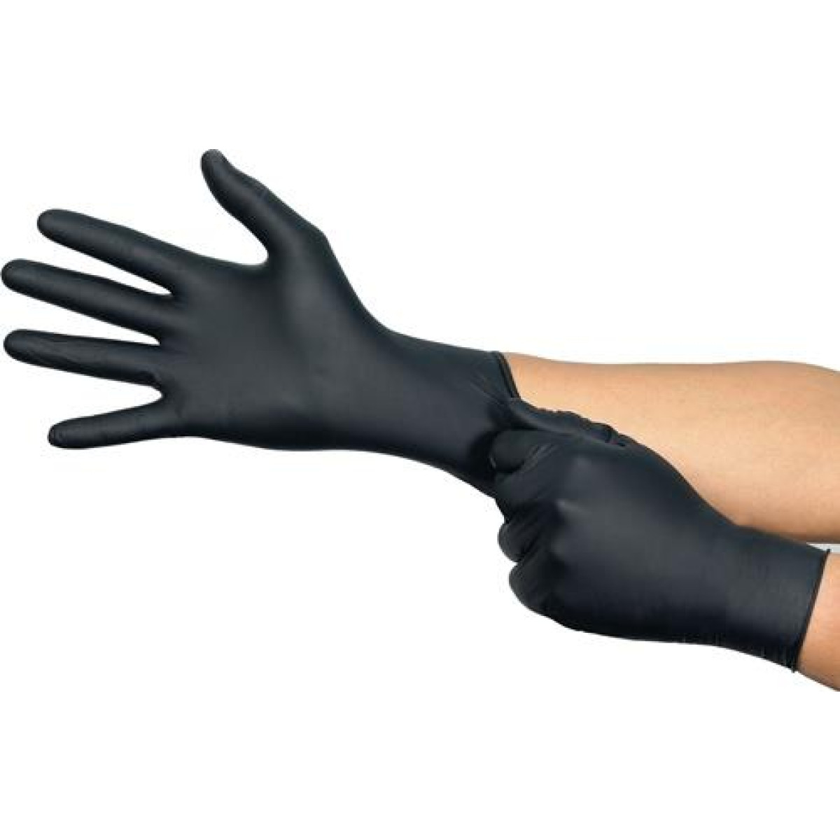 Disposable gloves nitrile , black