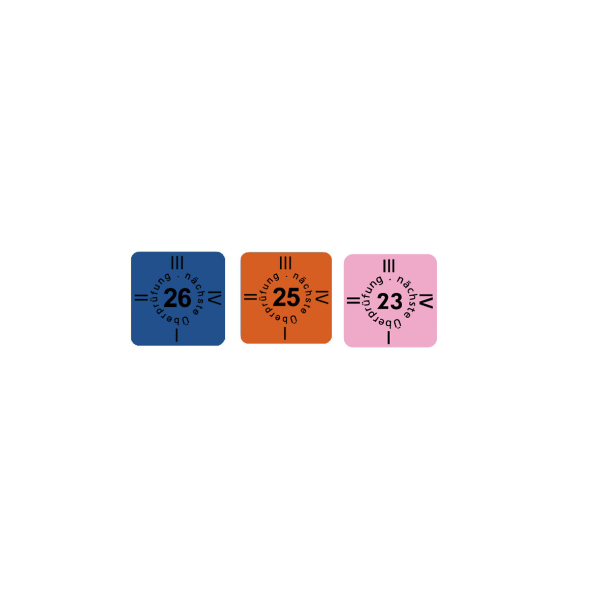 Inspection sticker for ESD workstations